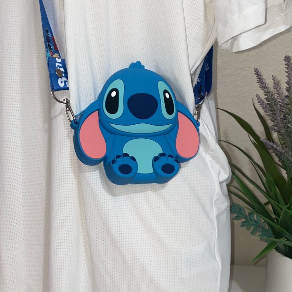 STITCH Coin Sling Purse for Kids and Adult.